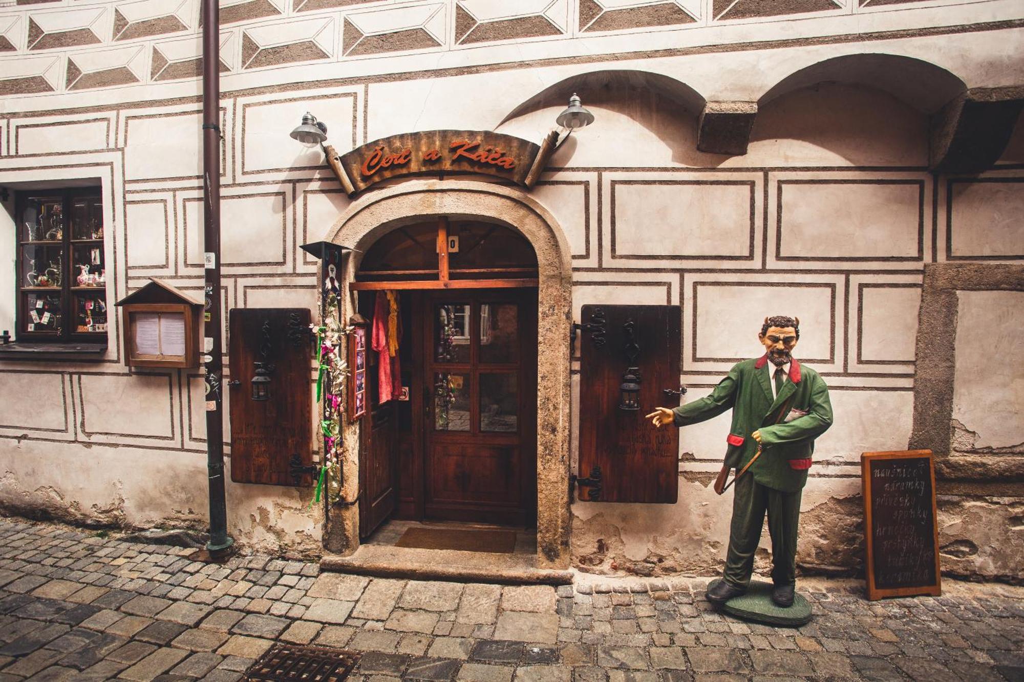 Pension Cert A Kaca Český Krumlov Buitenkant foto