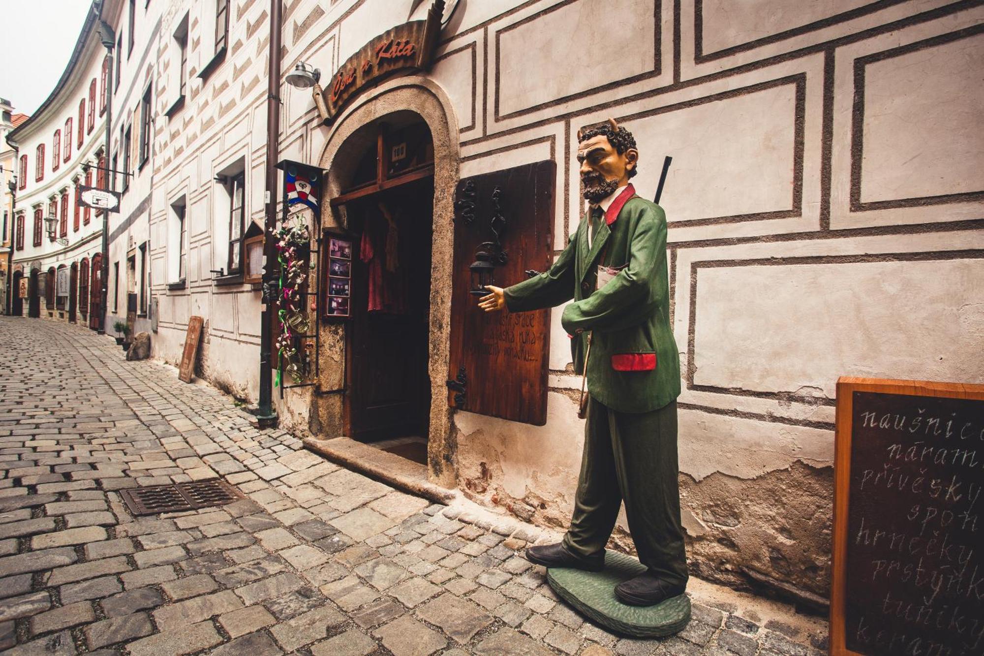Pension Cert A Kaca Český Krumlov Buitenkant foto